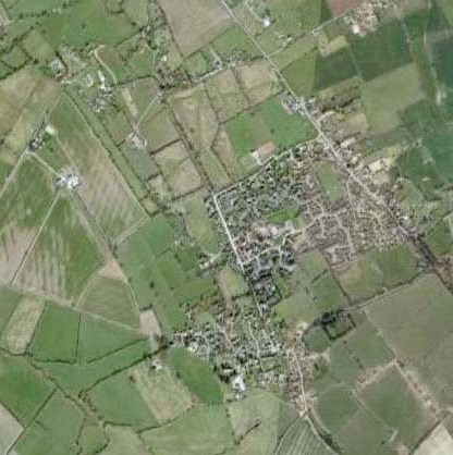 aerial view of Wanborough 2009 &copy;Google